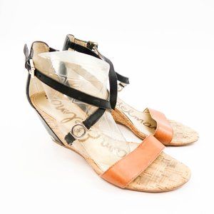 Sam Edelman Womens Cork Wedge Sandals 7.5